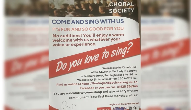 New members aren't required to read music to join Picture: Fordingbridge Choral Society