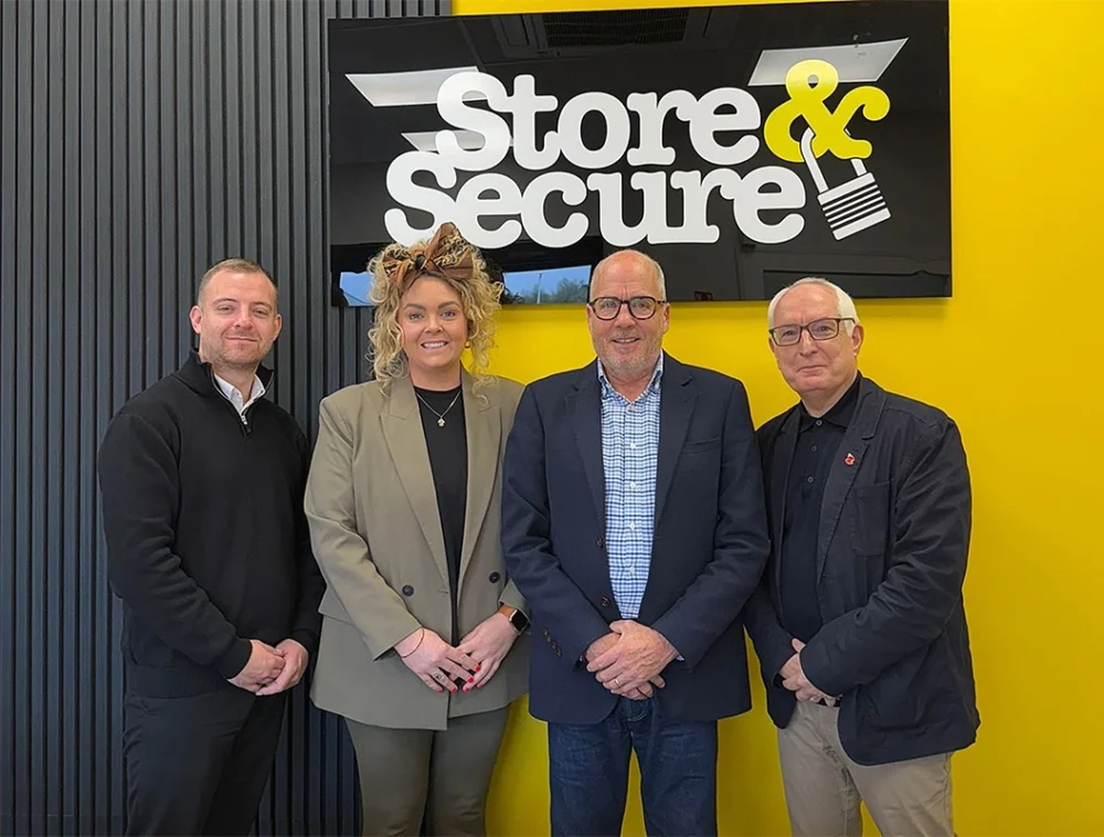 Poole MP Neil Duncan-Jordan visited the business last week Picture: Store & Secure