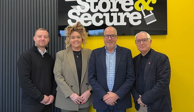 Poole MP Neil Duncan-Jordan visited the business last week Picture: Store & Secure