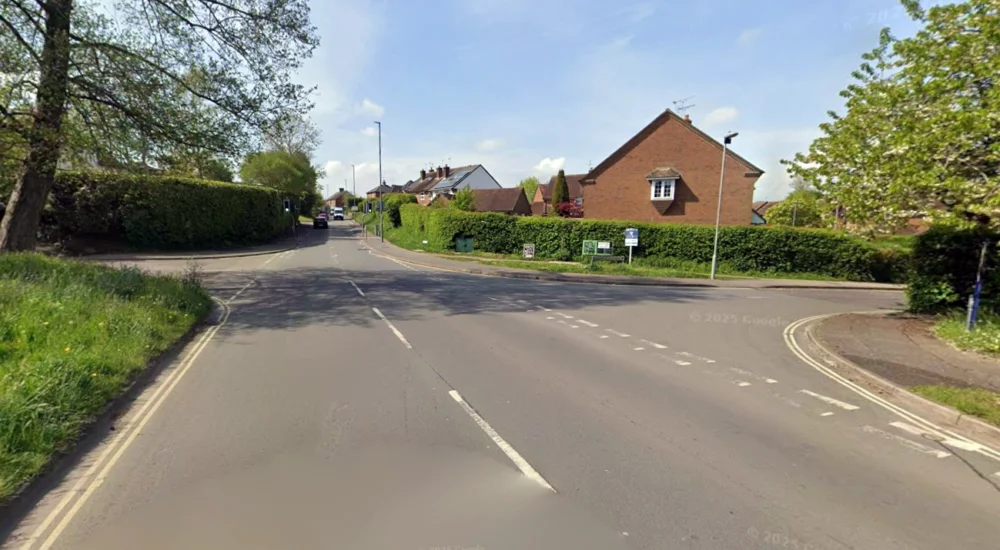 The crash happened at the junction of Stone Lane and Knobcrook Road, Wimborne. Picture: Google