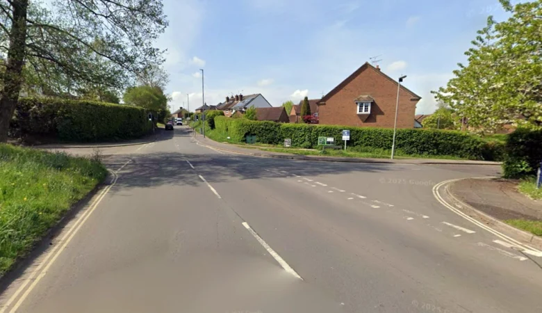 The crash happened at the junction of Stone Lane and Knobcrook Road, Wimborne. Picture: Google