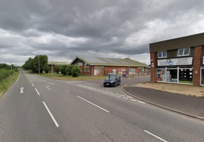 The burglary occurred on the Sunrise Business Park in Blandford. Picture: Google
