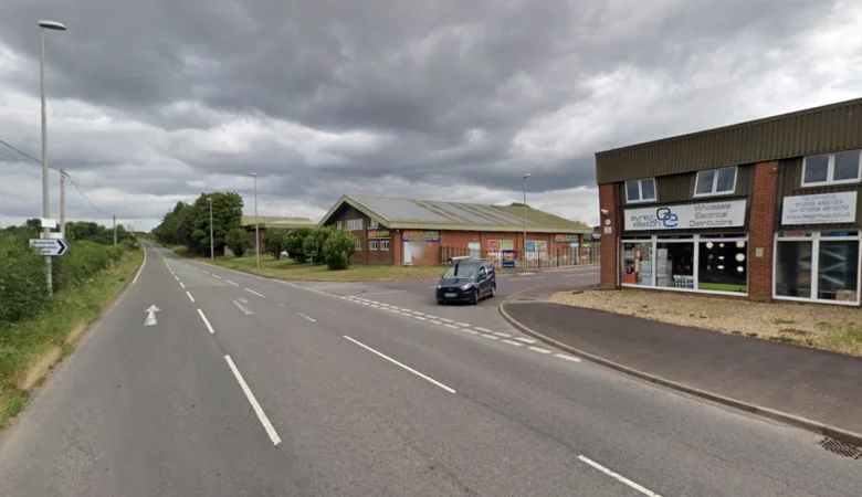 The burglary occurred on the Sunrise Business Park in Blandford. Picture: Google