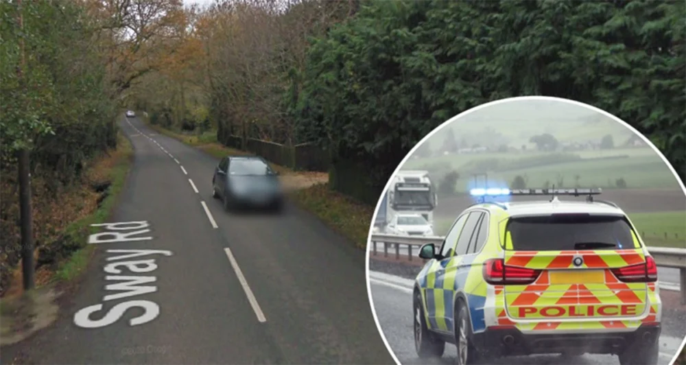 Sway Road and Marks Lane were both closed to allow emergency services to attend the scene Picture: Google