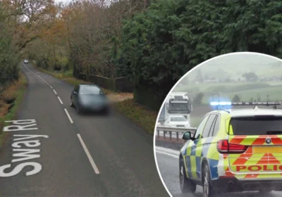 Sway Road and Marks Lane were both closed to allow emergency services to attend the scene Picture: Google