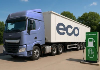 A computer generated image of the proposed HGV refuelling depot at Eco Park, Parley Picture: Eco Sustainable Solutions