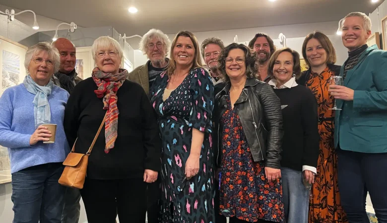 The exhibition features works by 10 artists