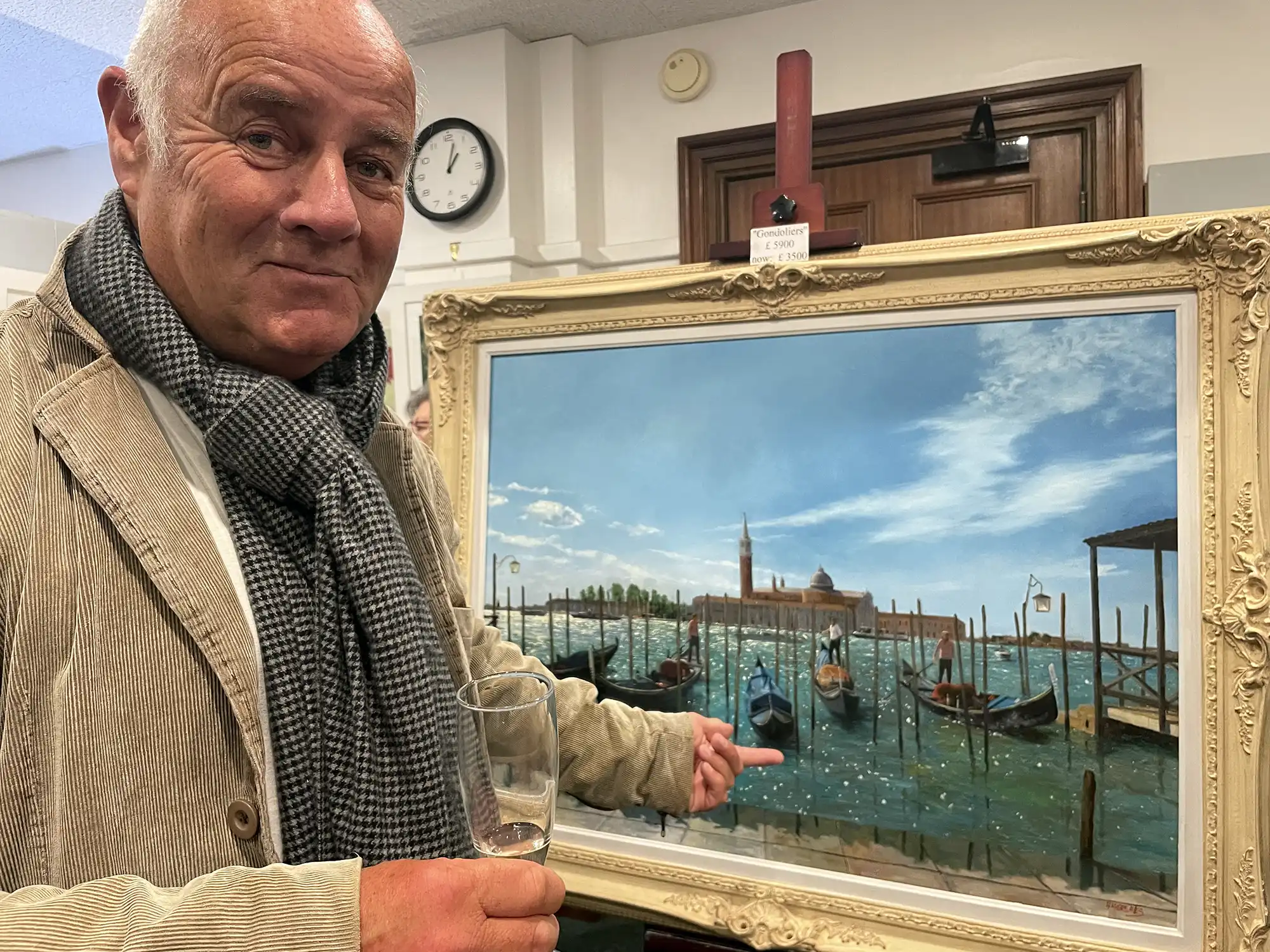 Be whisked away to Venice this winter by artist Ian Hargreaves