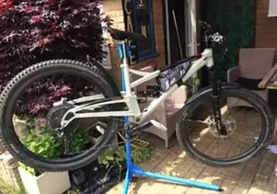 One of the Orange bikes stolen in the break-in. Picture: Dorset Police