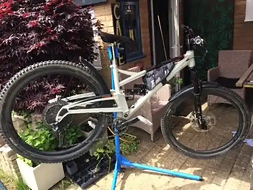 One of the Orange bikes stolen in the break-in. Picture: Dorset Police