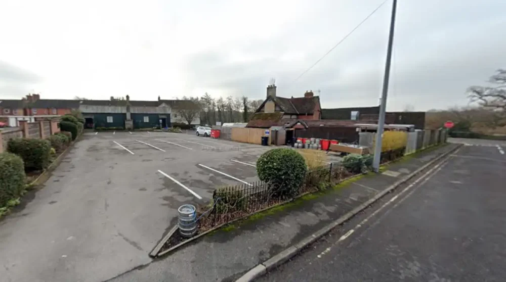 The attack took place in the car park of the Coach and Horses, in Wimborne. Picture: Google