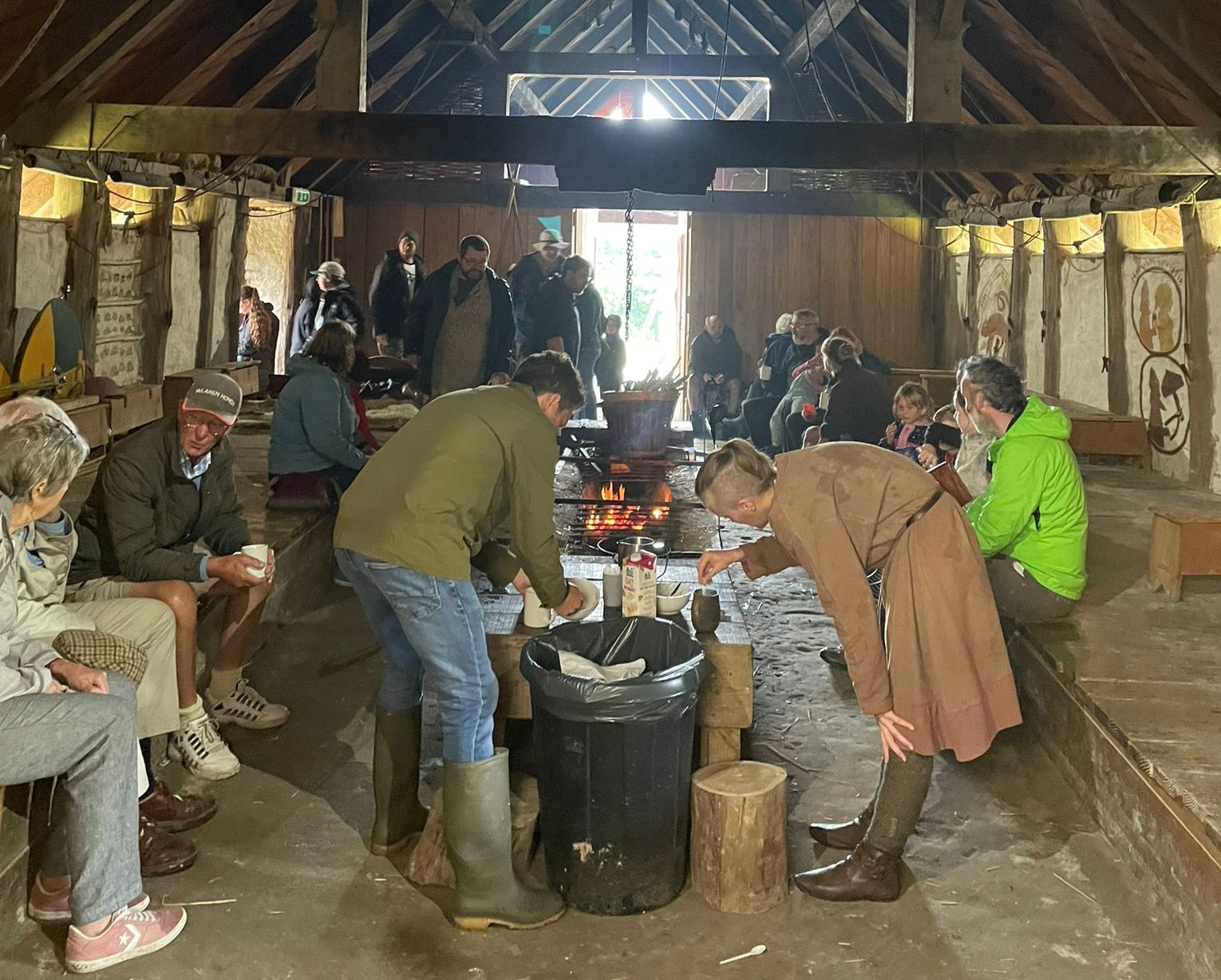 In the Longhouse kitchen