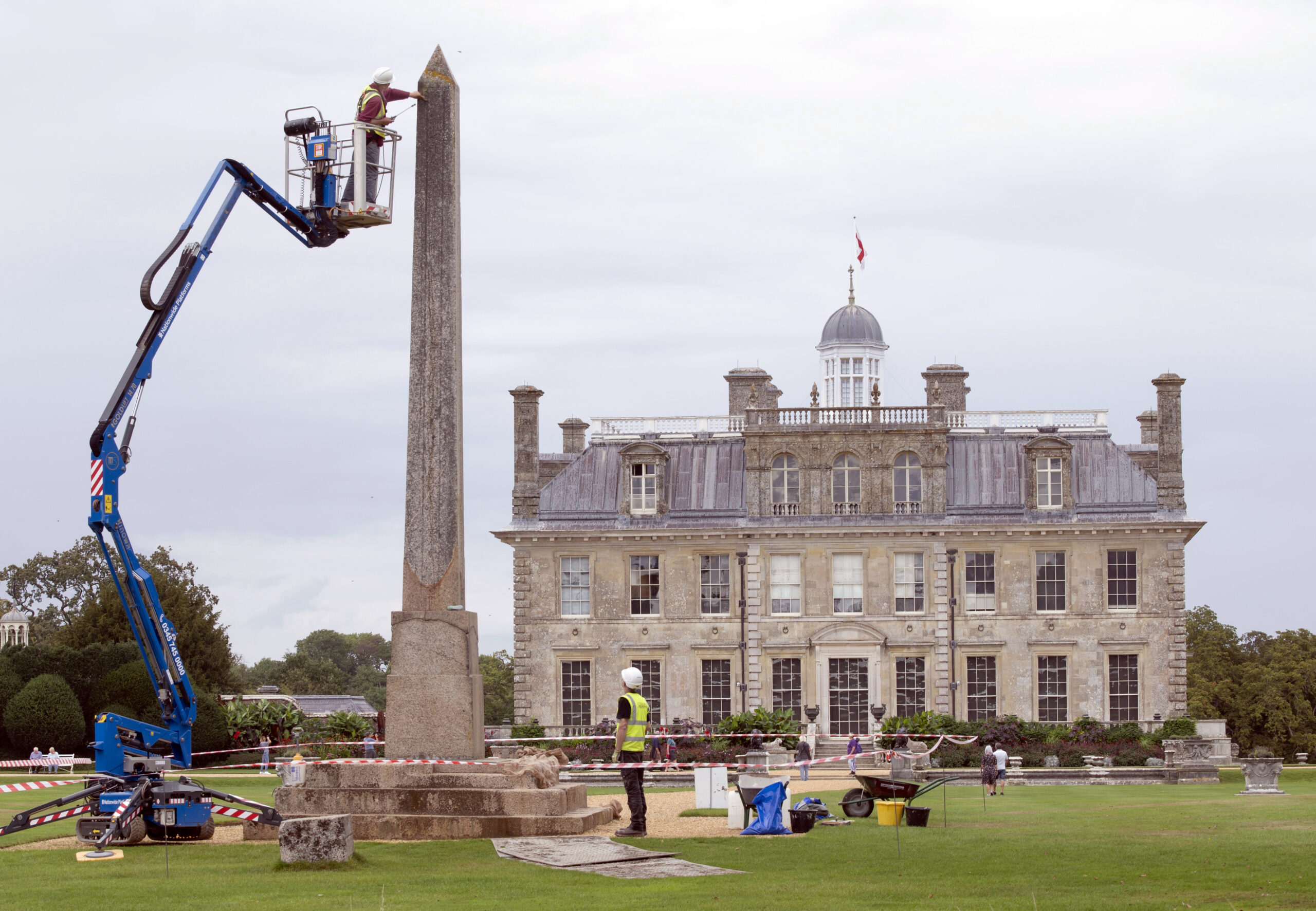 2,000-year-old obelisk in Dorset being cleaned - with water and elbow  grease, The New Stour And Avon Magazine