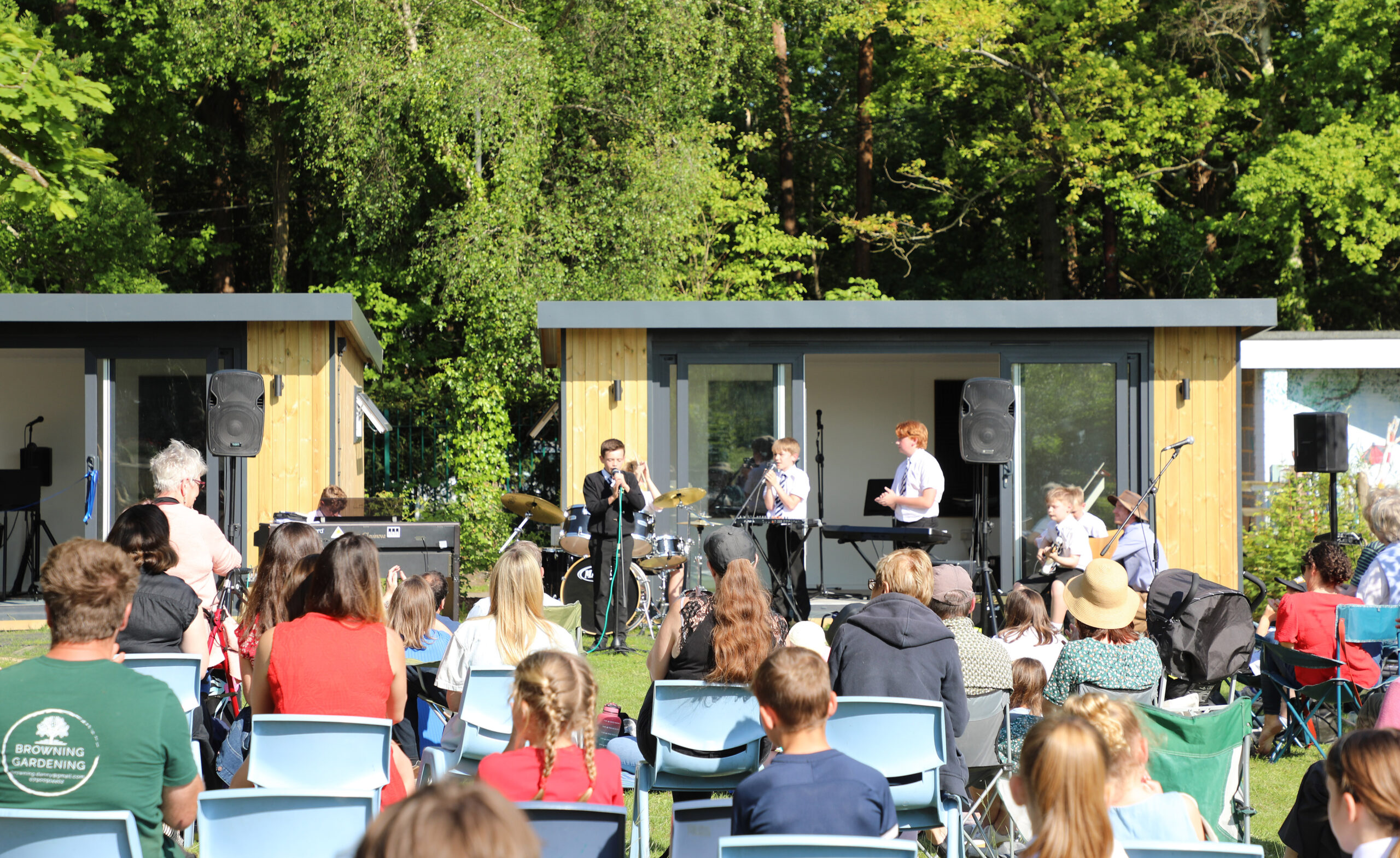 The pods at St Michael’s Middle School in Wimborne