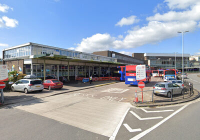 The incident unfolded at Poole bus station, police said. Picture: Google