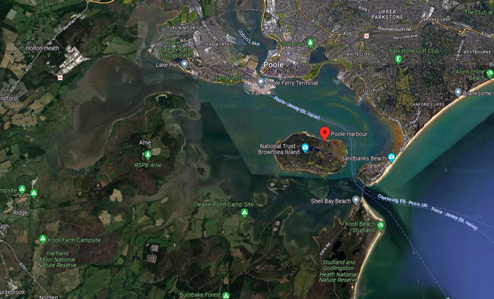 Poole Harbour, Google