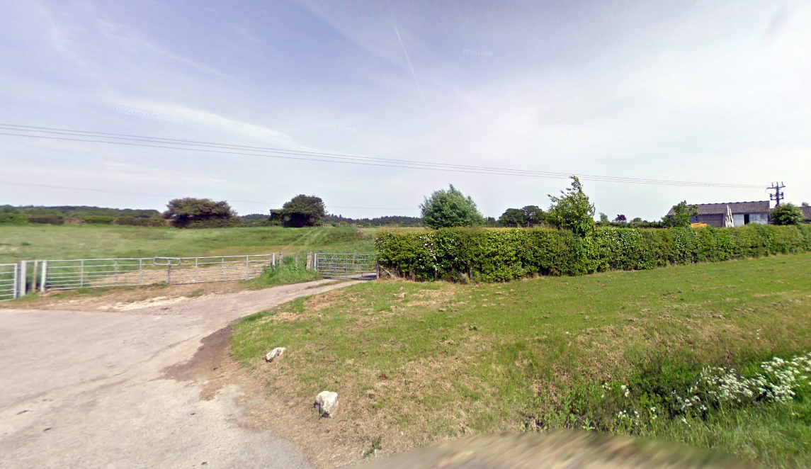 The land, in Verwood, is designated 'green belt'. Picture: Google