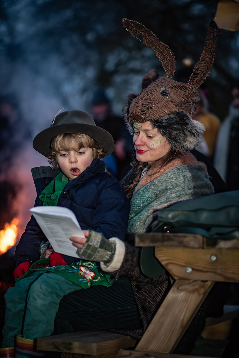 Wassail Ceremony underway. Photos: Jayne Jackson