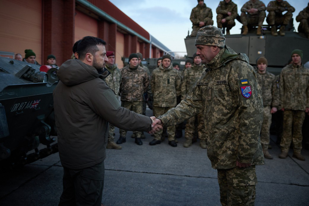 President Volodymyr Zelensky visits Dorset with PM Rishi Sunak