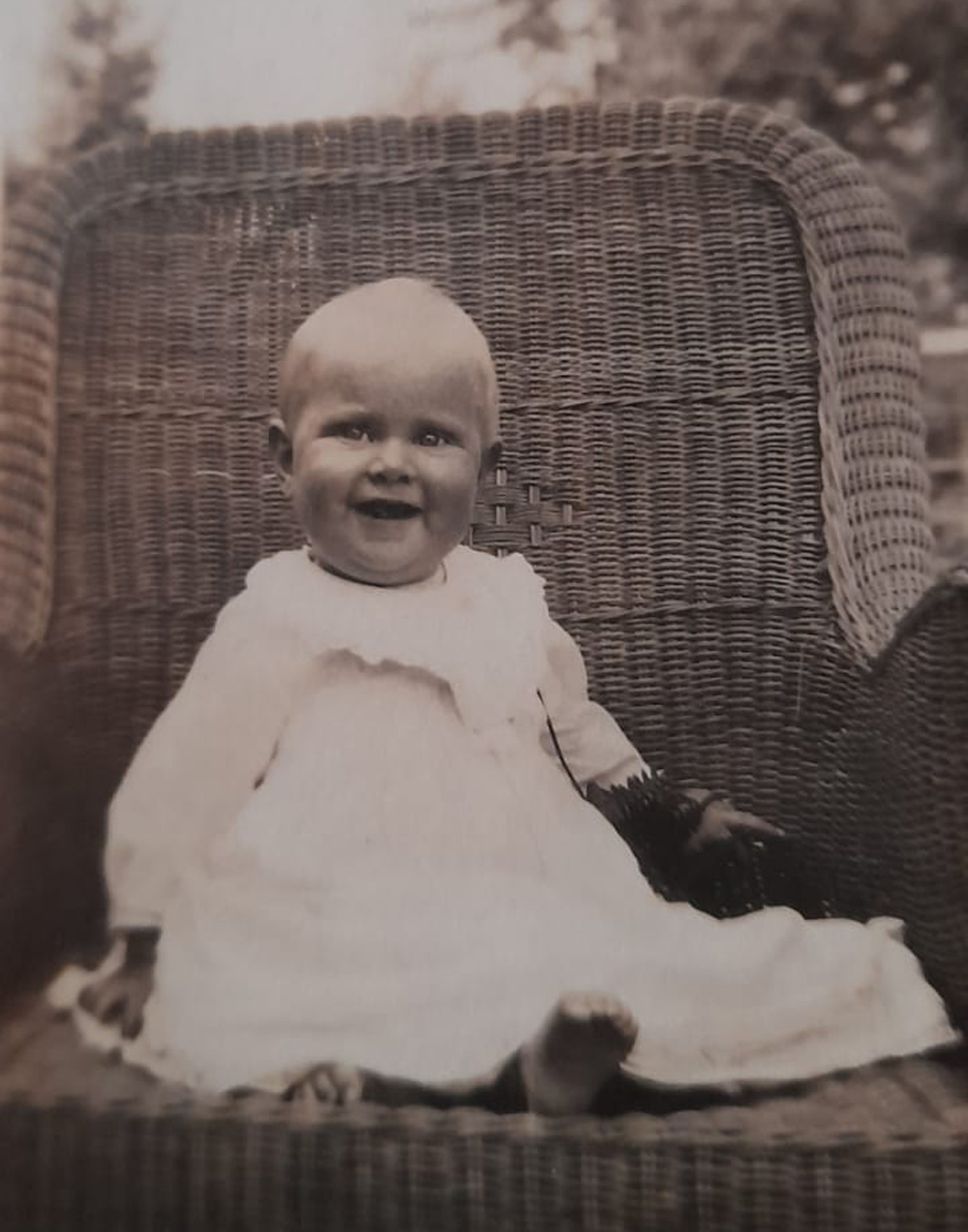 Barbara as a baby