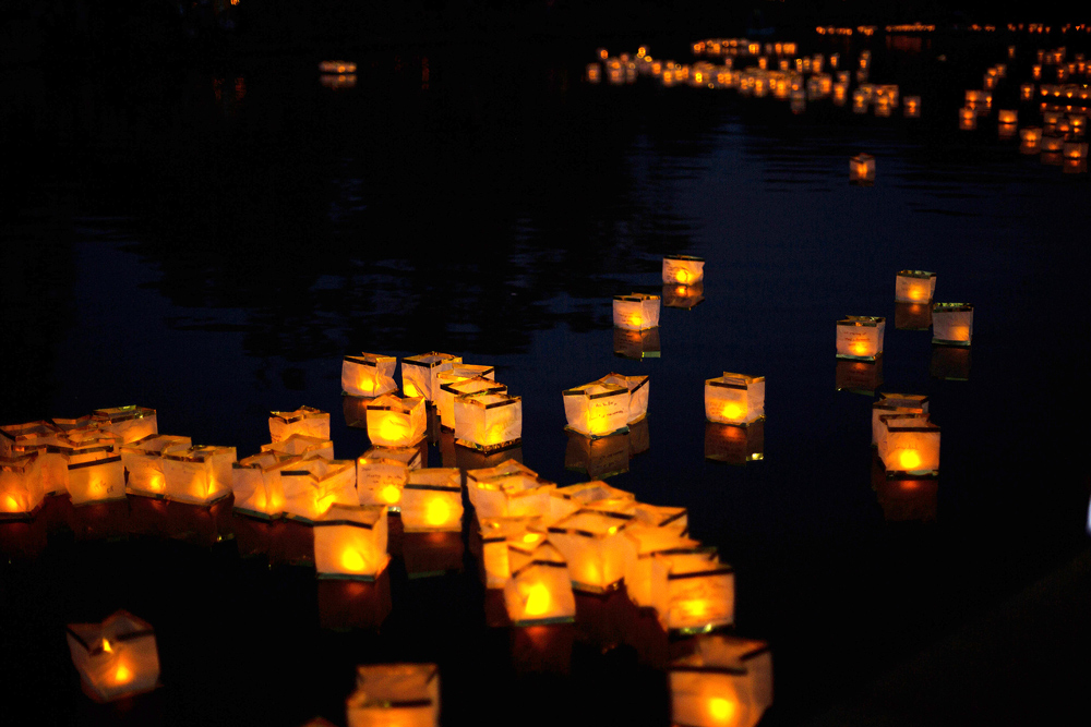 Thousands Show Support For Candles On The Lake 