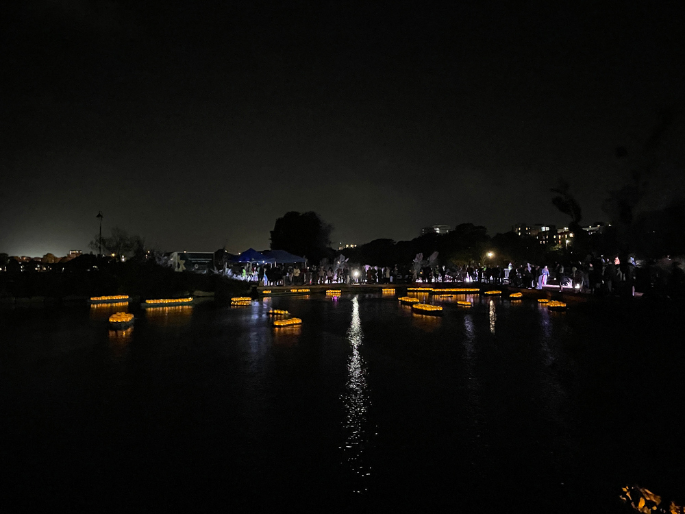 Candles on the Lake event