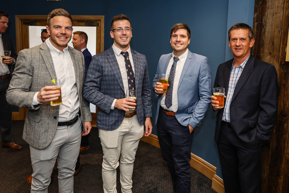 Theo Palmer, Laurence Collins, Martin Thompson and Andy Green