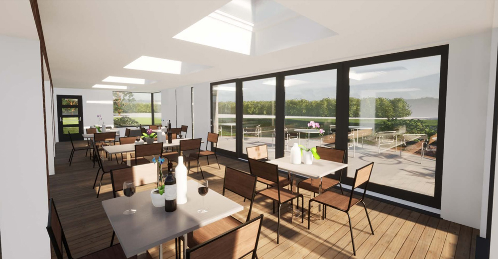 Sturminster Marshall Golf Club plans for extended clubhouse. Photo: AS Plan/Dorset Council