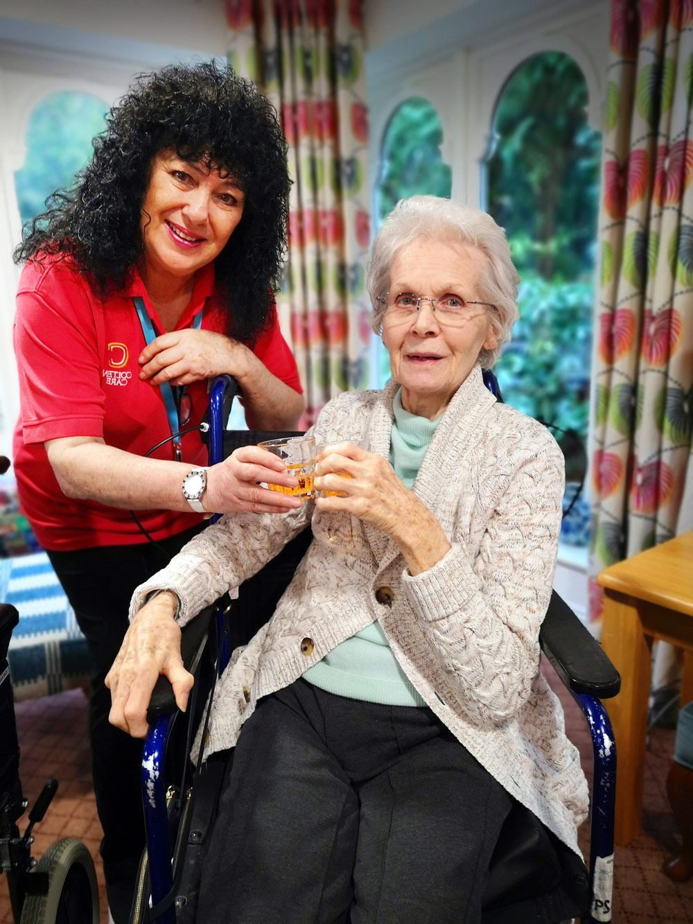 HOOTS: Colten Care residents and staff enjoy the Burns Night festivities