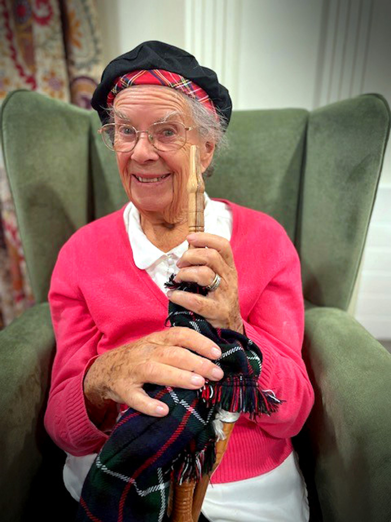 HOOTS: Colten Care residents and staff enjoy the Burns Night festivities