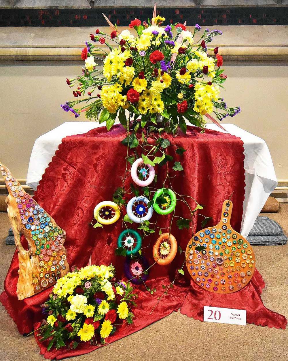 Parts of the beautiful displays. Photo by Tom Scrase