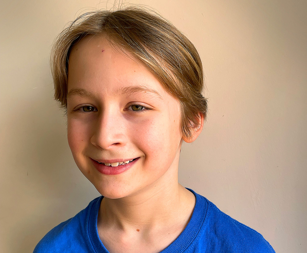 Joseph and his amazing charity haircut