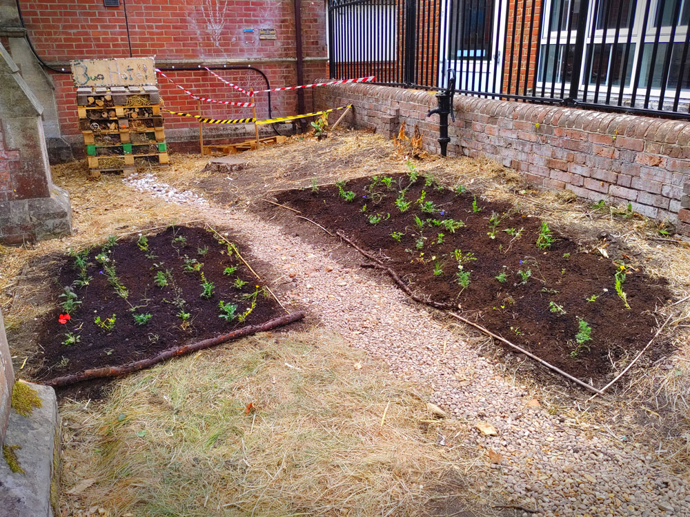 bug hotel at, St John’s Church annual holiday club