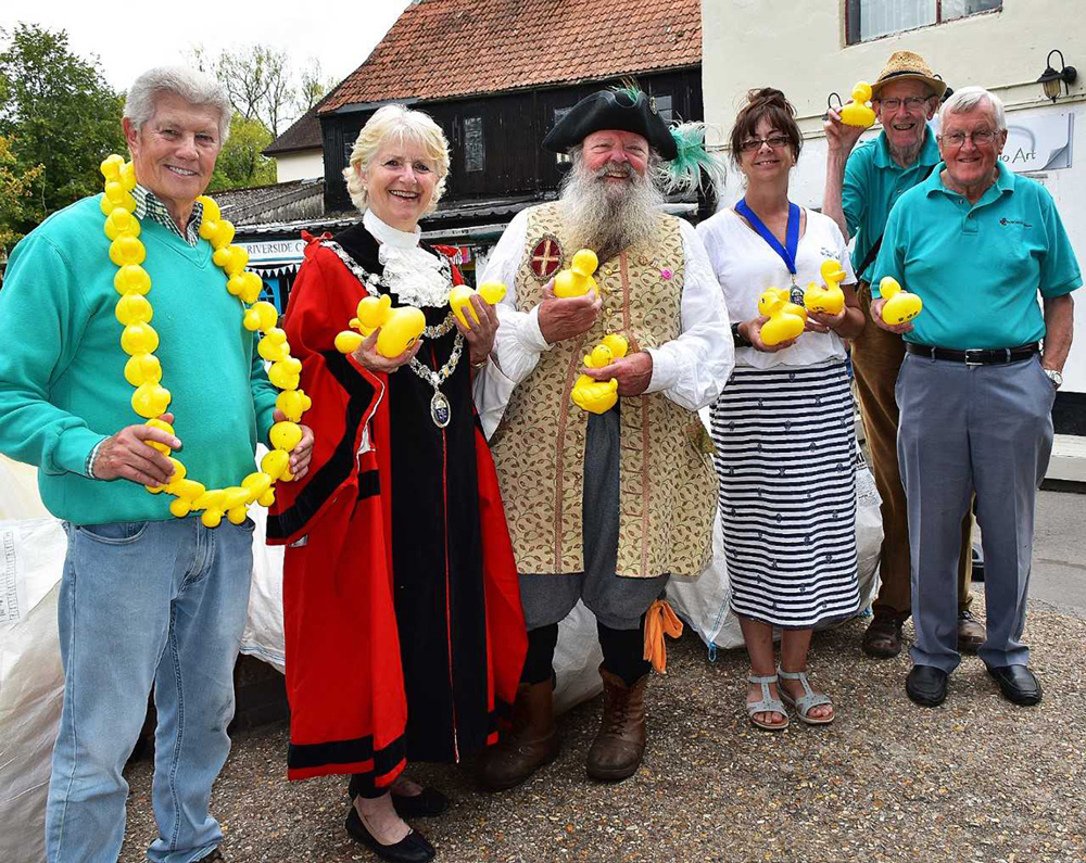 Duck Race. River Allen, Wimborne